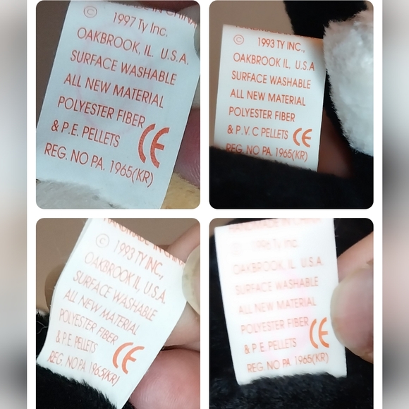 4 Ty beanie baby lot bundle rare lot - Picture 3 of 14